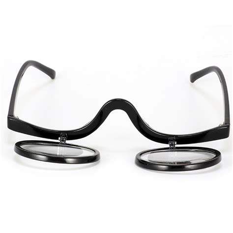 Unisex Flip Up Round Frame Reading Glasses Makeup Glasses Ebay