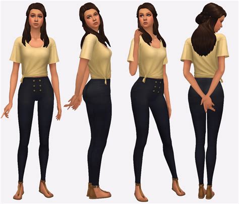 Simista A Little Sims 4 Blog High Waisted Pants