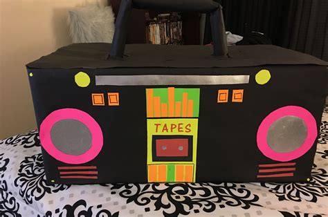 Boom Box I Made This For My Sister Party Neon Party Fun Party
