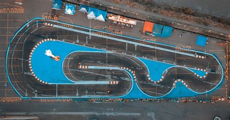 Top View Photo Of Race Track · Free Stock Photo