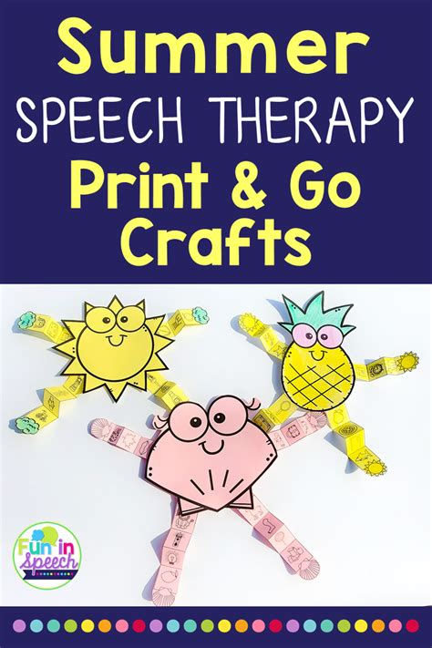 These Summer Themed Speech Therapy Activities Are Perfect For Homework