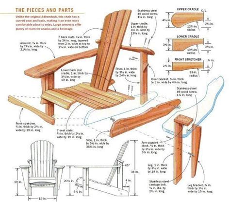 Wood Magazine Adirondack Chair Plans Adirondack Chair Plans By