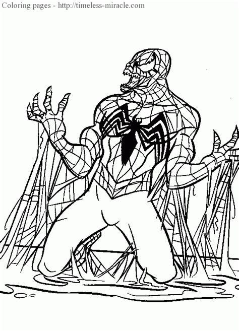 Lego spiderman coloring pages