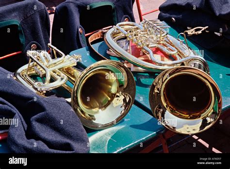 Brass Band Instruments Hi Res Stock Photography And Images Alamy
