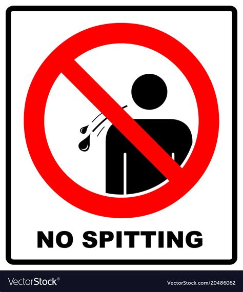 Although the 405 error message most commonly appears in the form we showed above, various web servers. No spitting sign on white background Royalty Free Vector