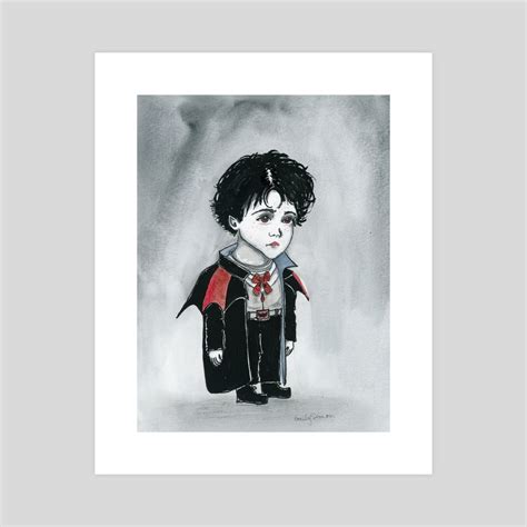 The Littlest Vampire An Art Print By Emily Simon Inprnt