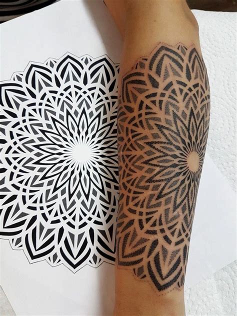 Mandala Dotwork Tattoo By Jakabtattoo Geometrytattoos Geometric