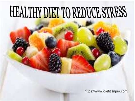 Healthy Diet To Reduce Stress