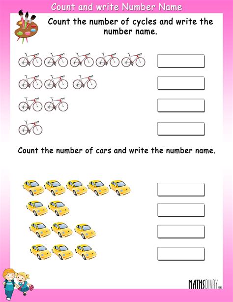 The notions on addition learned in the earlier grades come in handy at this stage. Naming Numbers - Grade 1 Math Worksheets