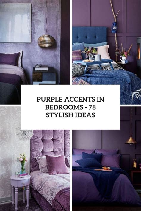Purple Accents In Bedrooms 78 Stylish Ideas Digsdigs