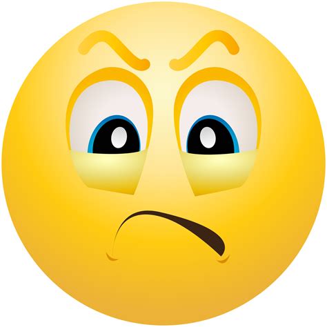 Annoyed Face Angry Emoticon Emoji Png Clipartix