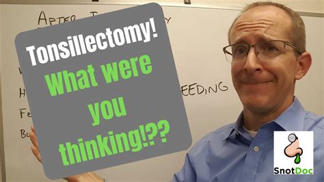 Tonsillectomy Post Operative Questions Youtube