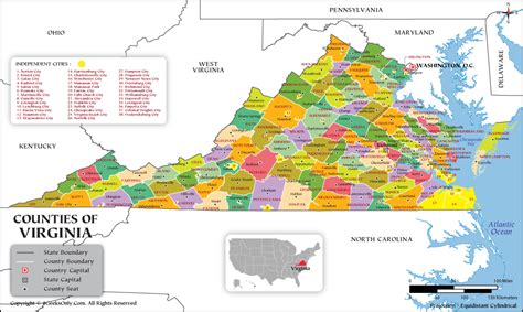 Pdf Of Virginia County Map Virginia County Map Pdf