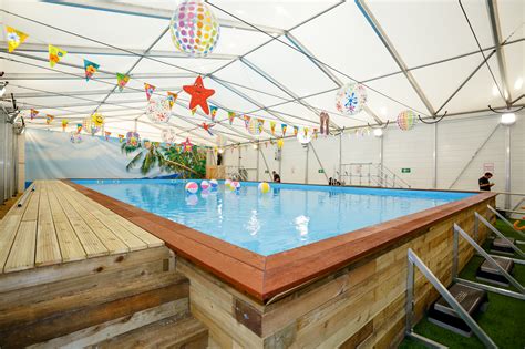 Leisure Industry First As Firms Masterstroke Creates Pop Up Pool For