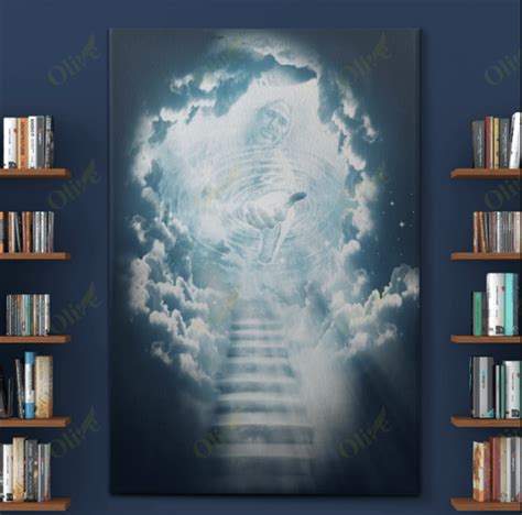 Jesus Stairway To Heaven Canvas Jesus Stairway To Heaven Poster
