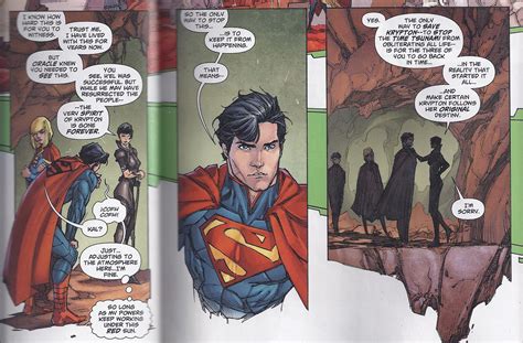 Action Comics Annual 2 Spoilers Superman Supergirl And Superboy Have H