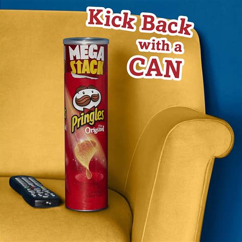 Pringles Potato Crisps Chips Original Flavored Mega Stack 68 Oz Can