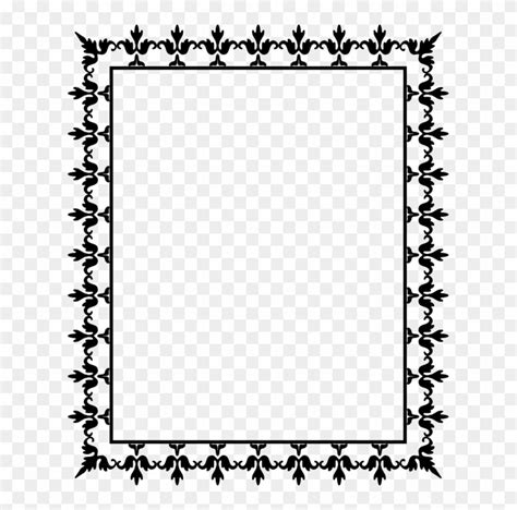 Borders And Frames Coloring Book Drawing Document Cool Microsoft Word