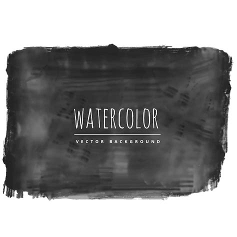 Free Vector Black Watercolor Texture