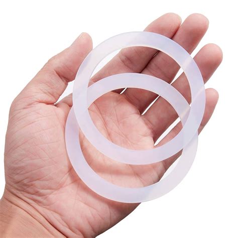 100 Food Grade Silicone Gasket Sealing Rings For Wide Mouth Mason Jar