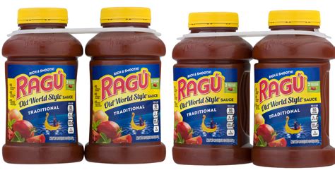 Walmart Ragú Old World Style Traditional Pasta Sauce 45 Oz Each Pack