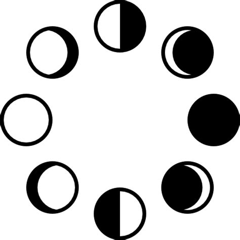 Moon Cycle Symbols