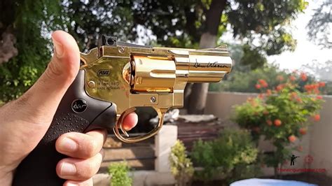 Dan Wesson 25 Golden Co2 Bb Revolver 177 Youtube