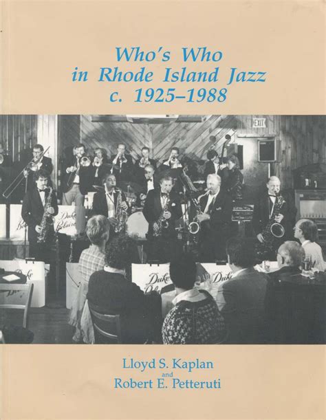 Rhode Island Jazz Scene Jazz History Database