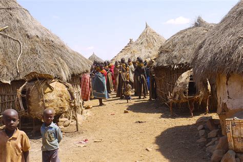 Turkana People And Their Village Turkana Tribe Kenya K Flickr