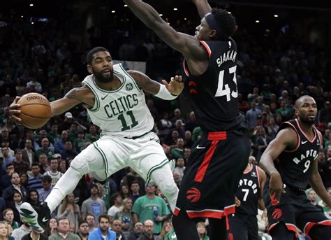 Kyrie Irving Scores 43 Celtics Beat Raptors 123 116 In Ot