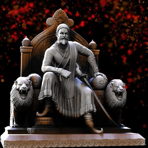 Prasad Nambiar Shivaji Maharaj 3d Model Sculpted In Zbrush
