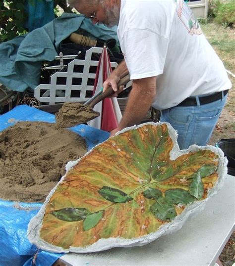 Un-Be-Leaf-ables | Cement leaves, Leaves, Garden crafts