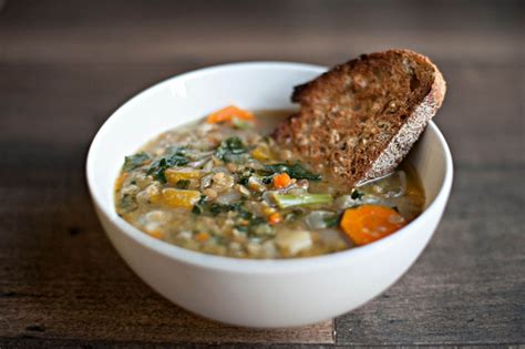 Vegan Lentil And Vegetable Crock Pot Soup Grace And Salt