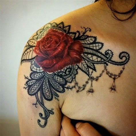 Pin By Kara Rickers On Tattoo Love Lace Rose Tattoos
