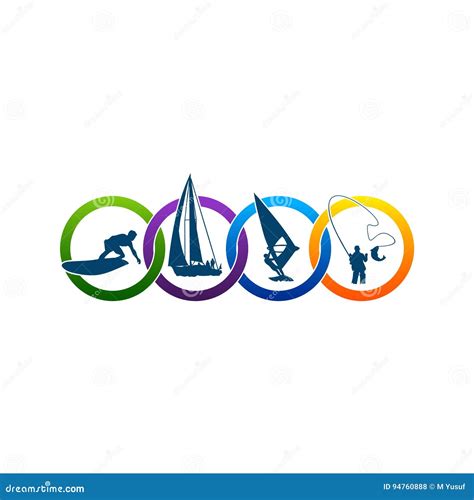 Logo Water Sport Stock Illustration Illustration Of Beach 94760888