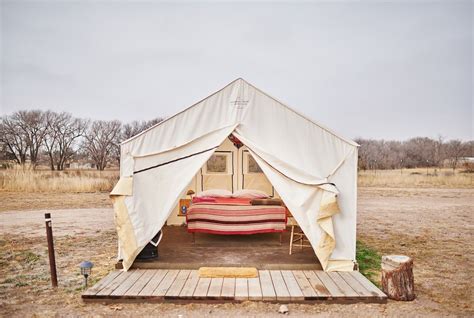Stay In An Airstream Or A Teepee At This Crazy Cool Marfa Glampsite Camping Destinations