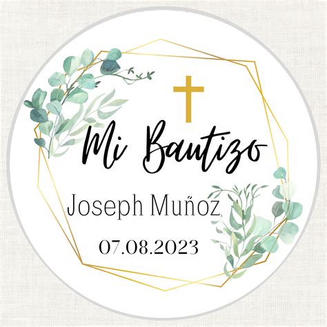 Mi Bautizo Stickers 20 Stickers Etsy