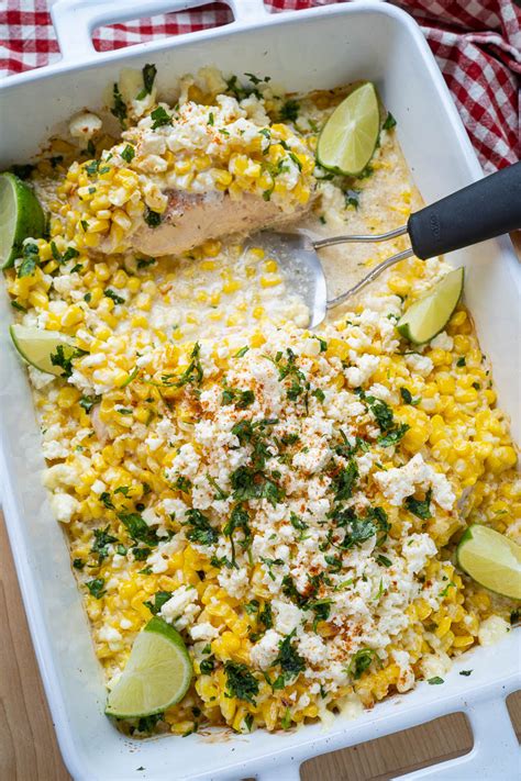 Mexican Street Corn Baked Chicken Closet Cooking