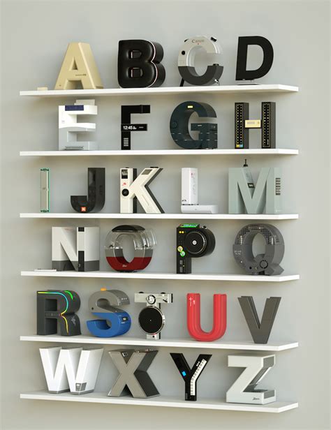 100s of designer brands to choose from at the guaranteed lowest price. Designer Turns Popular Gadgets Into Letters Of The ...