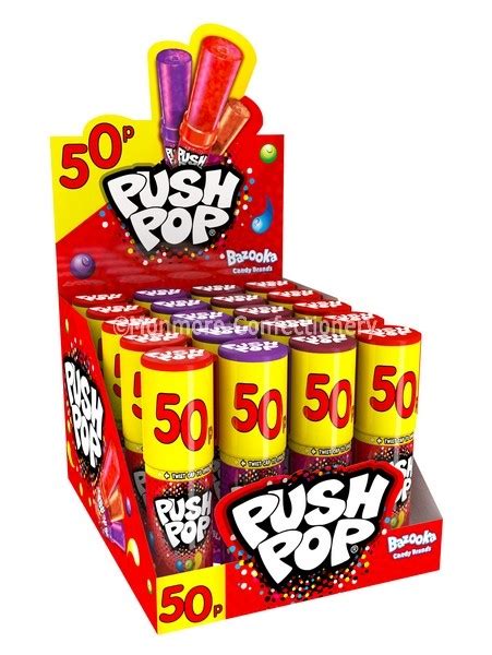 Push Pops 15g Bazooka 20 Count Monmore Confectionery