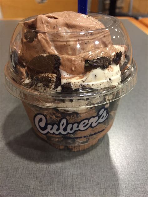 Culver's Double Marshmallow Oreo Concrete