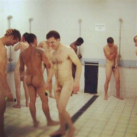 Naked Men Showering Together