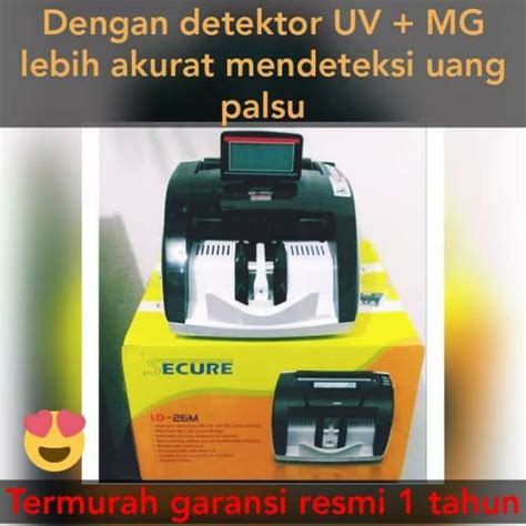 Jual Secure Ld26m Ld 26 M Mesin Hitung Uang Otomatis Sensor Mg Uv