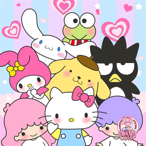 Hello Kitty And Friends By Drawingliker100 On Deviantart