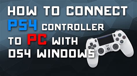 How To Connect Ps4 Controller To Pc With Ds4 Windows Driver Youtube