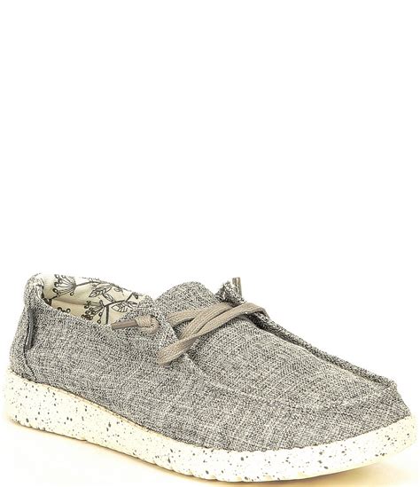 Slip ons hey dude shoes for women. Hey Dude Women's Wendy Linen Slip Ons | Dillard's