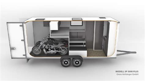 Ausreichend für ihren camper und i. Wohnwagen mit Garage für Motorrad, Superbike, Kart ...