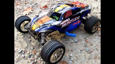 Rc car shuts down soon after its started up: Extreme Big Air-- Nitro Powered Rc Stunt Jump In Sand Dunes Traxxas Nitro Rustler 2.5 Truck ...