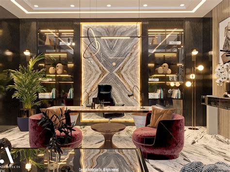 Ceo Office On Behance Office Interior Design Modern Executive Office