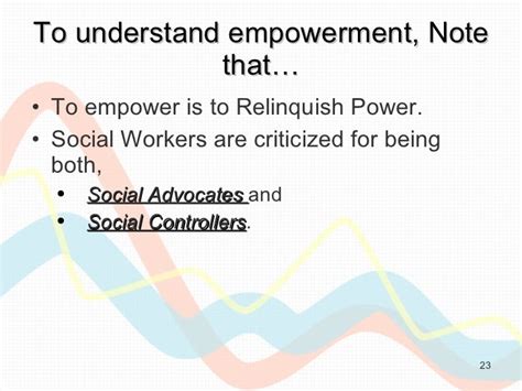 Social Work Empowerment Theory
